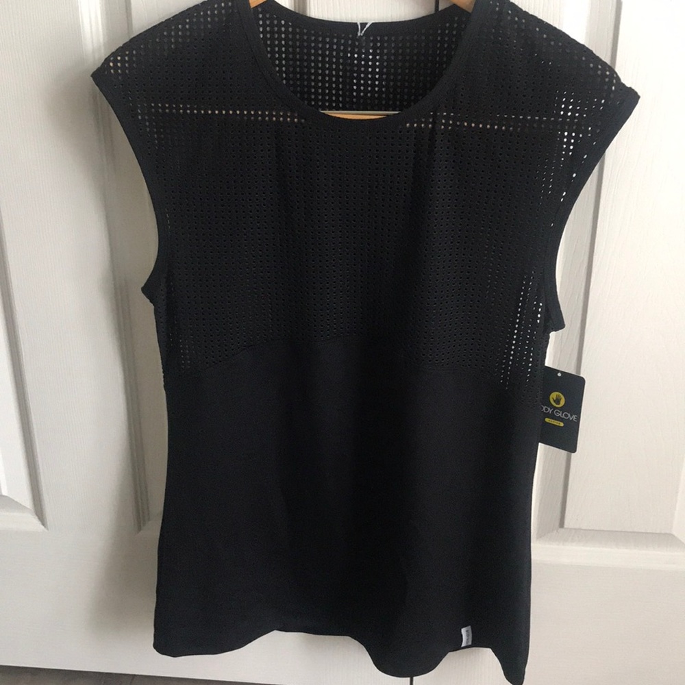 Body glove black mesh tank
